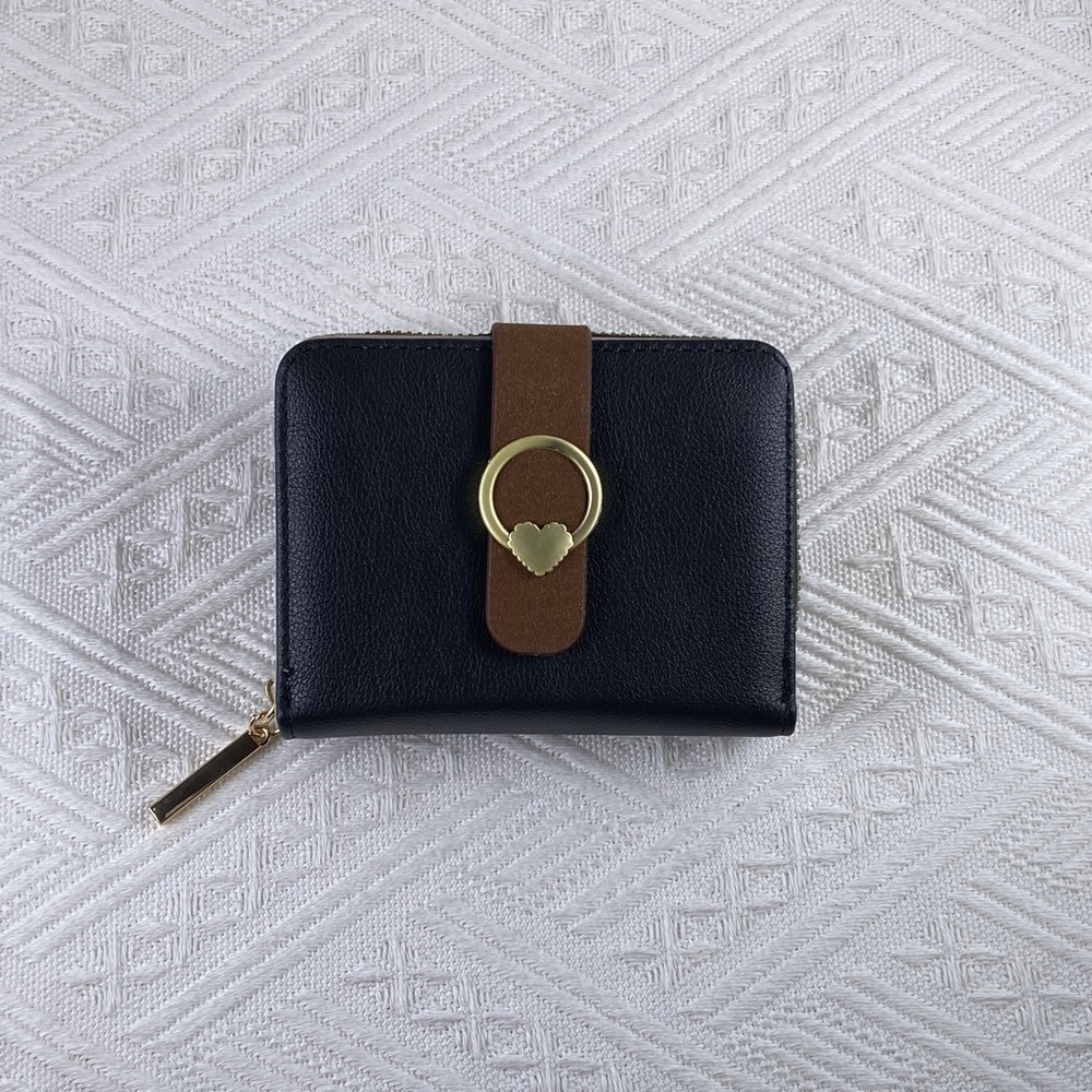 Wallet for Women,Bifold Snap Closure Small Wallet,Credit Card Holder Coin Purse